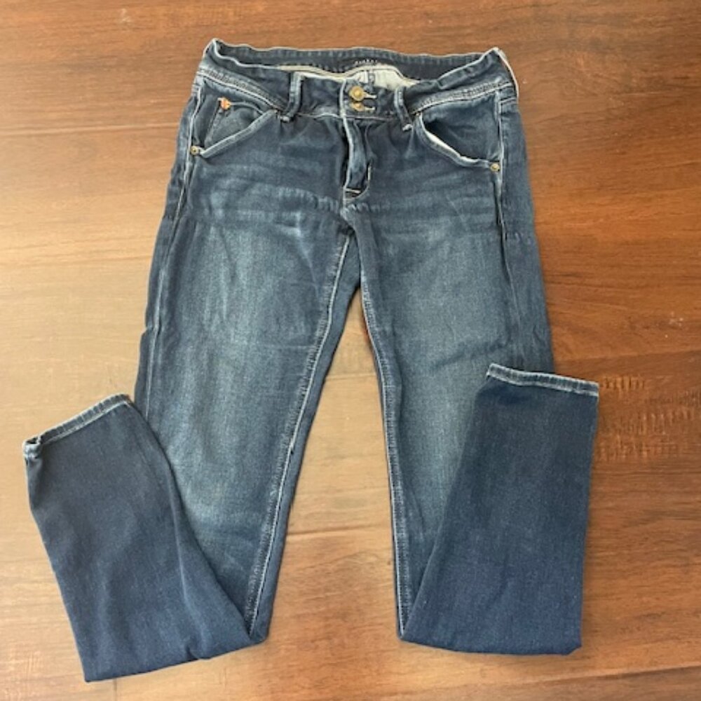 Hudson Collin Flap Skinny Jean Low Rise Dark Wash Woman’s Size 27 - Picture 1 of 6